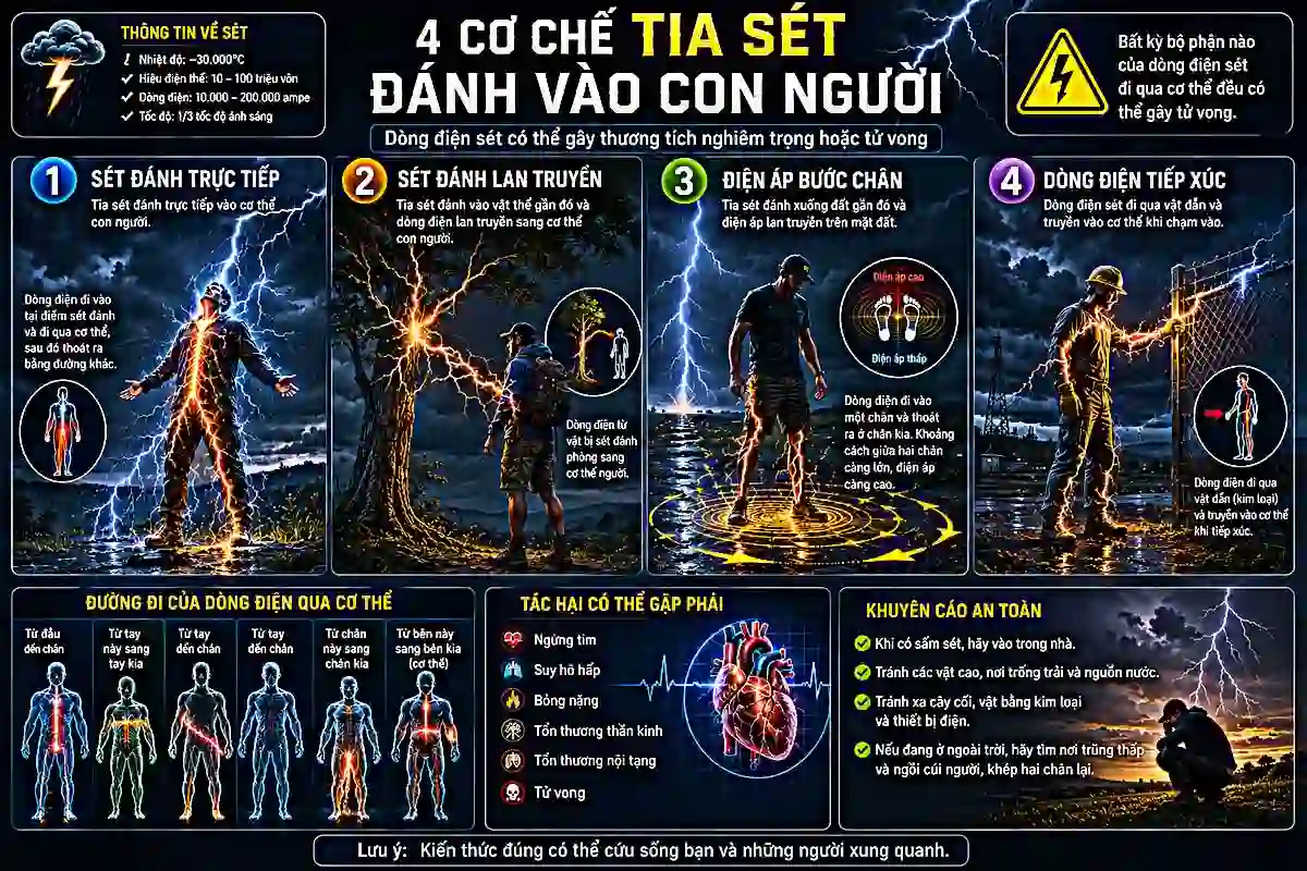 So do 4 co che set danh trung nguoi va hien tuong dien ap buoc